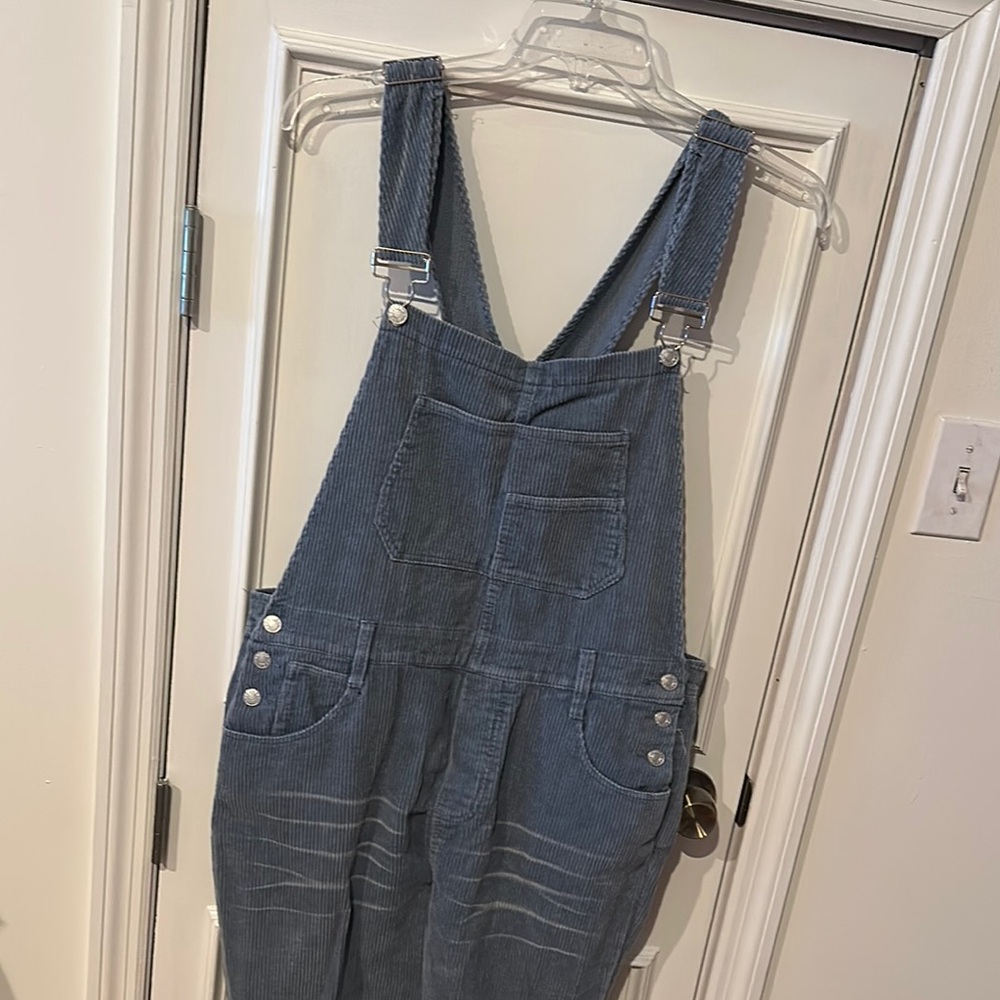 BiBi Blue Corduroy Overalls